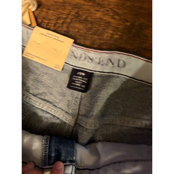 Lands' End Women's Jeans Original Fit Traditional Waist Tapered 20W Plus - Picture 6 of 7